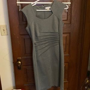 Grey Calvin Klein Professional Dress